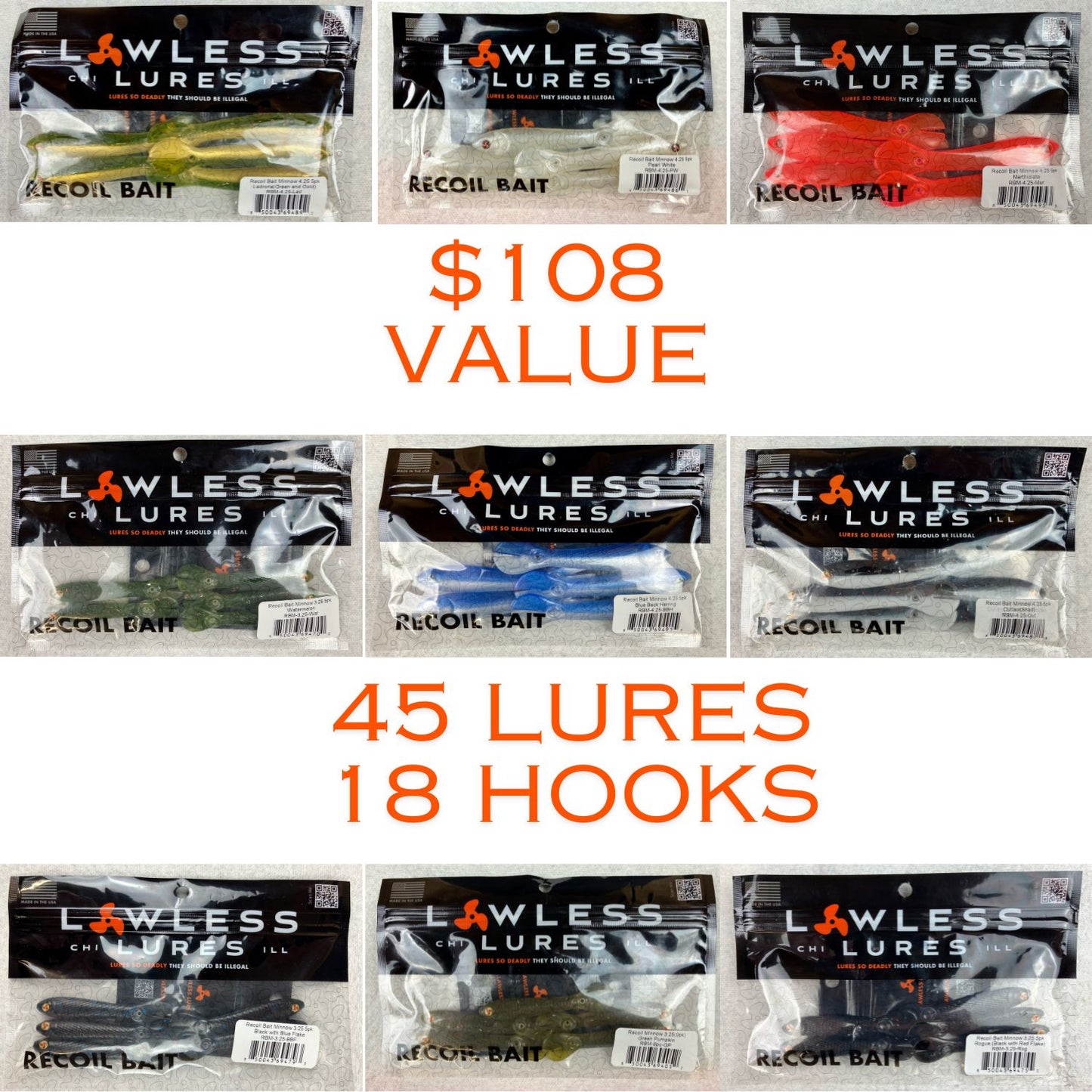 The Ultimate Bass Fishing Bundle 3.25 inch