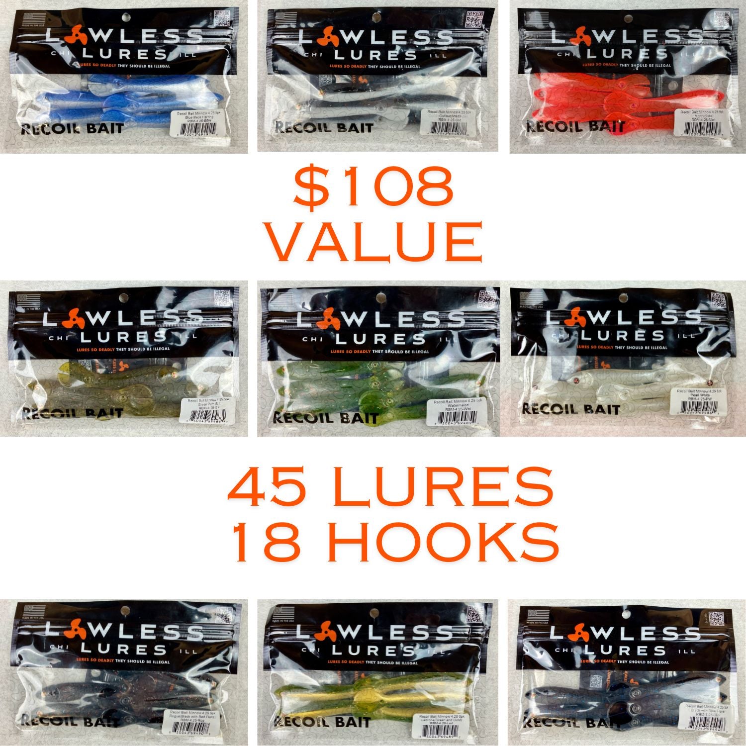 bass lure bundle The Ultimate Bass Fishing Bundle 4.25 inch