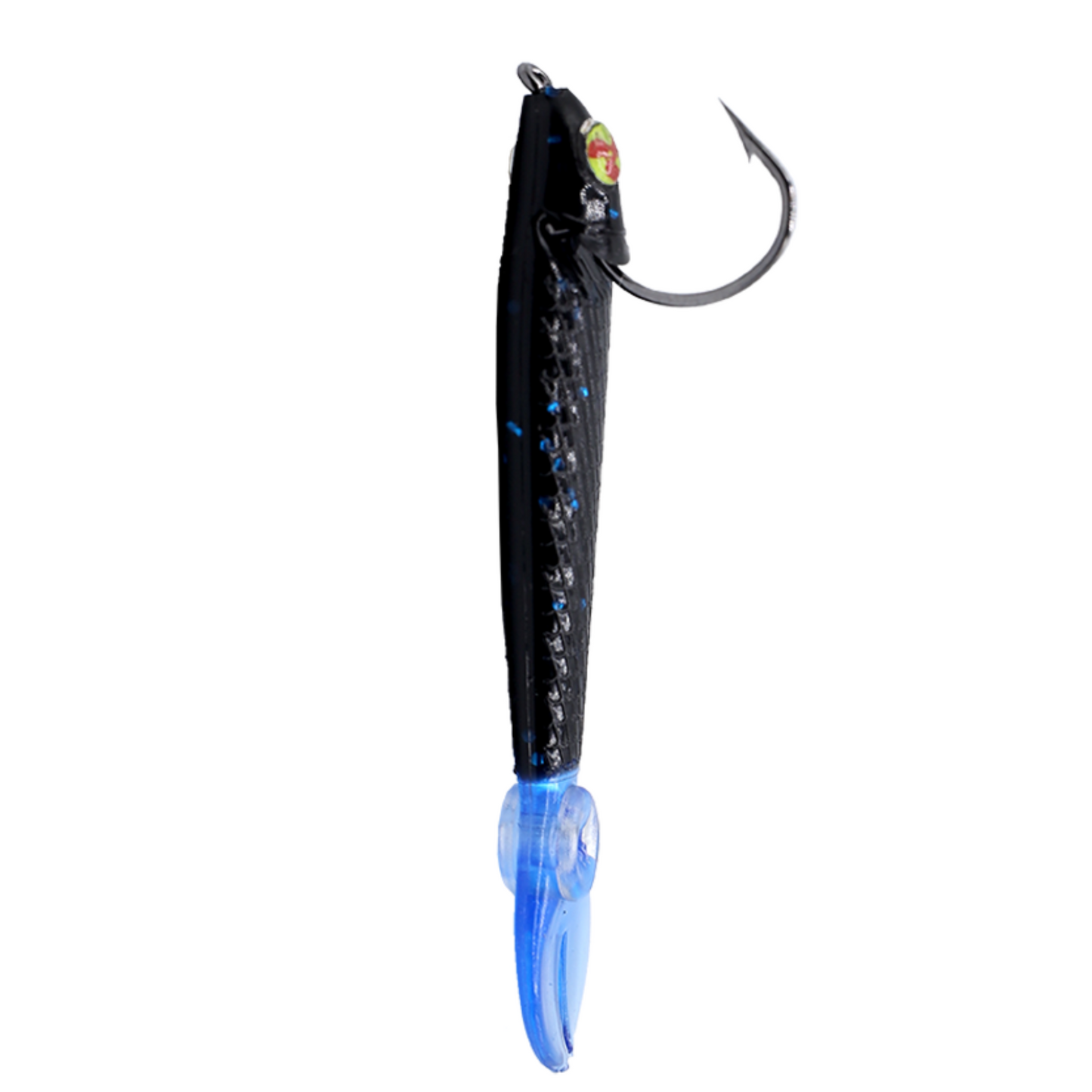 3.25" 5pc. Recoil Baits - Blue Flake Blue Tail