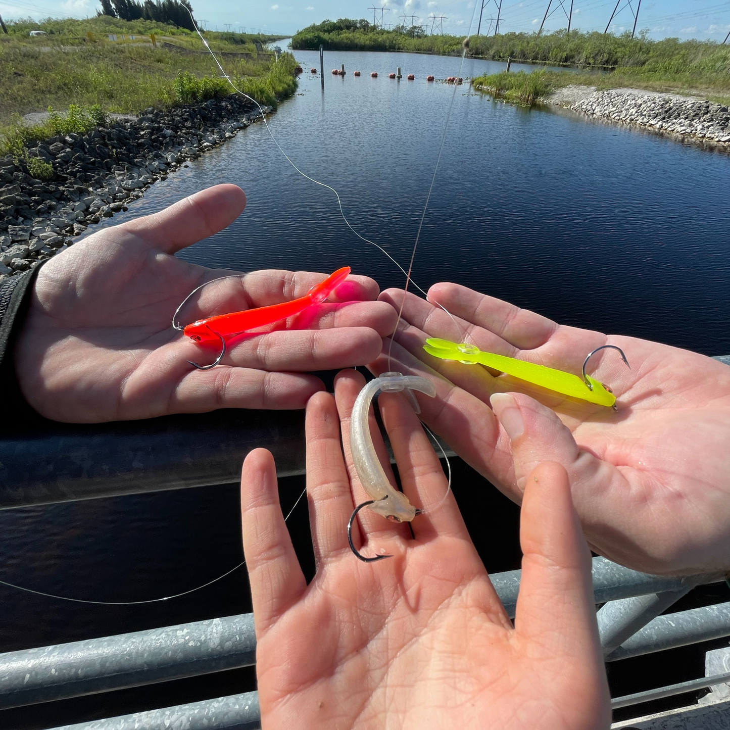 3.25" 5pc. Recoil Baits - Merthiolate