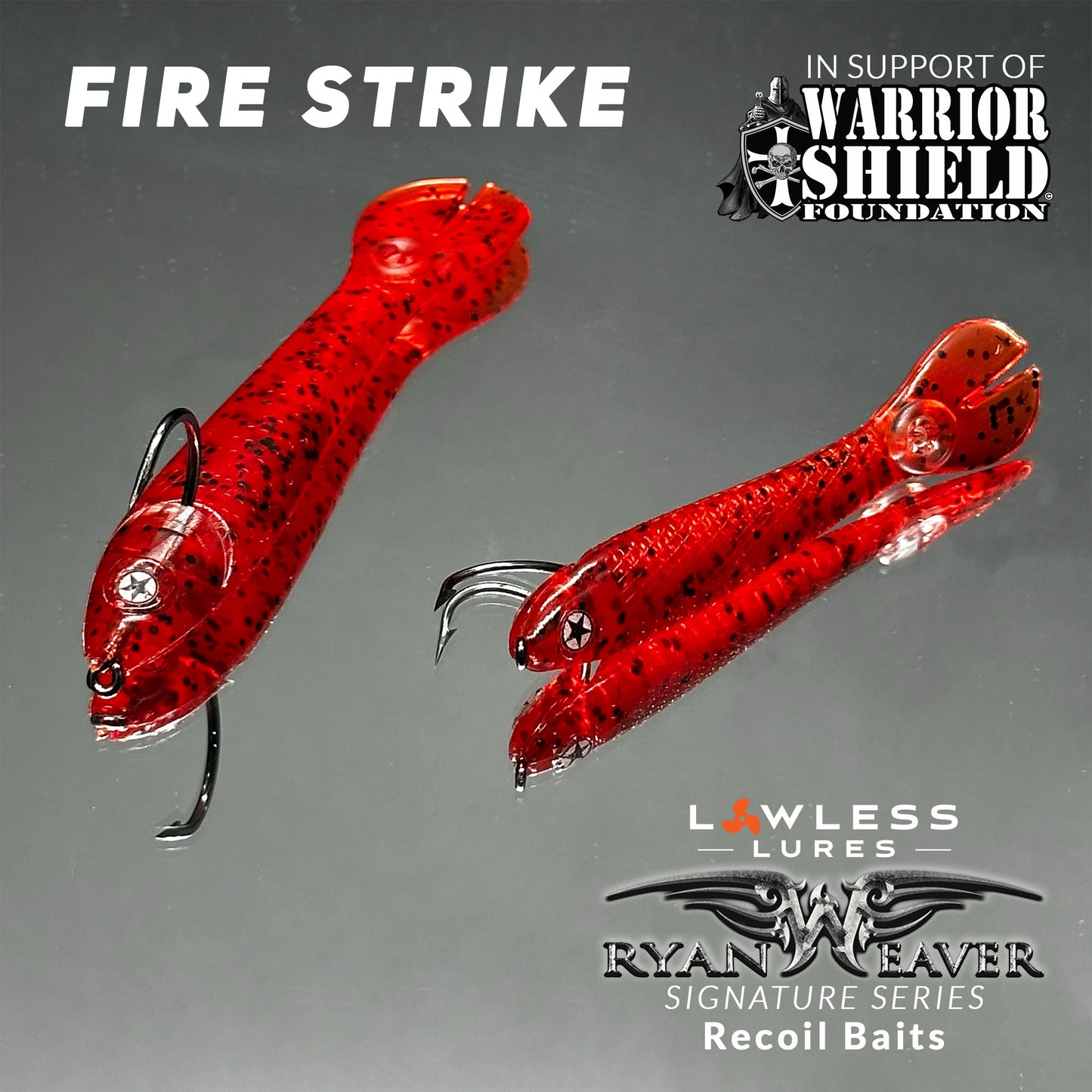 3.25" 5-piece Recoil Bait Fire Strike