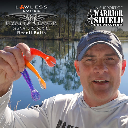 Lawless Lures 3.25” 9-Lure Kit | Soft Bionic Fishing Lure | Freshwater & Saltwater | Recoil Bait Fishing Lure | Great for Bass, Trout, & Other Minno