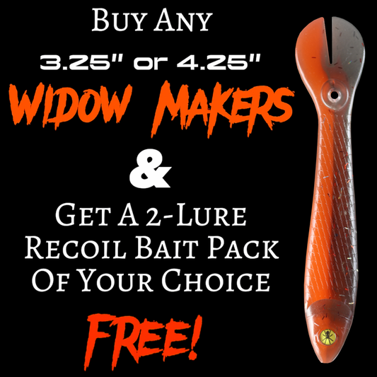 5pc. Recoil Baits - Widow Maker